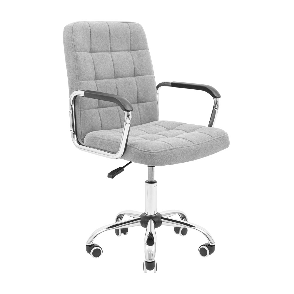 Brooks armchair Chrome trim Piastra mechanism Gray upholstery