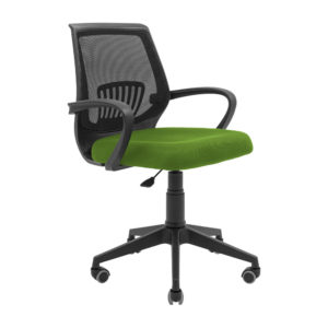 Крісло Стар - Пластик - Сидіння зелене + спинка чорна