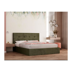 Ліжко Моніка – розмір 160 х 200 – комплектація Комфорт – оббивка Евіта Олів від фабрики Річмен