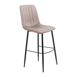 Барний стілець Ф’юрі Хокер – комплектація Ніжки чорні – оббивка Малколм 22 від фабрики Річмен