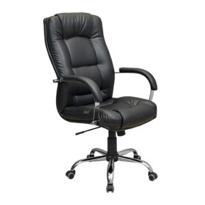 Крісло Альберто Комплектація Хром П1 Механізм M-1 (Tilt) Оббивка Роккі 100 від фабрики Річмен