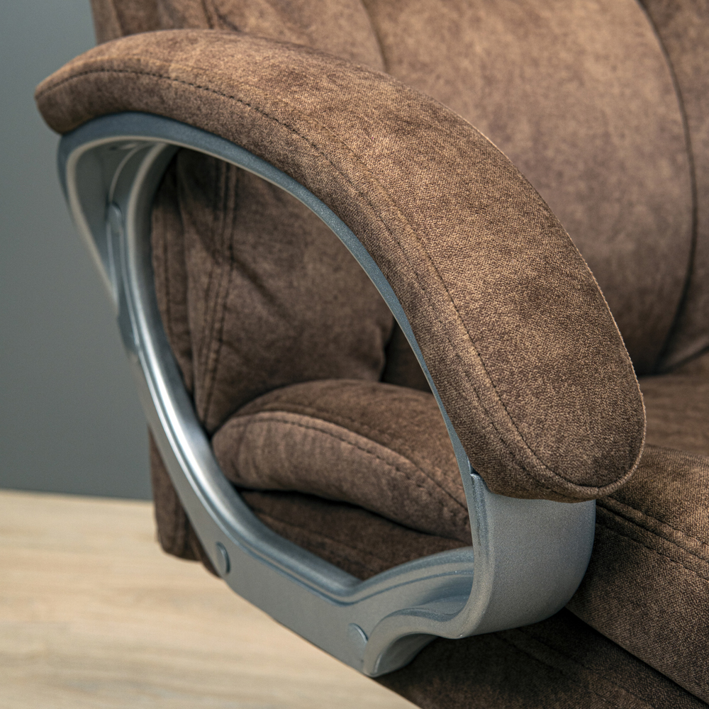 Крісло Манхеттен Ю Хром П2 М-1 Сальвія 15 (Прогумовані Колеса) (10)