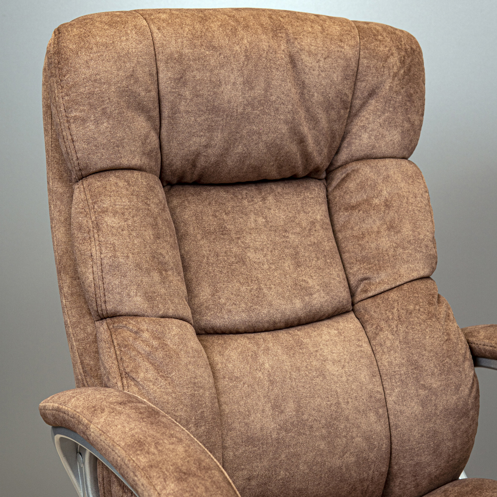 Крісло Манхеттен Ю Хром П2 М-1 Сальвія 15 (Прогумовані Колеса) (8)