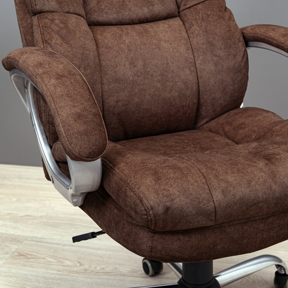 Крісло Манхеттен Ю Хром П2 М-1 Сальвія 15 (Прогумовані Колеса) (9)