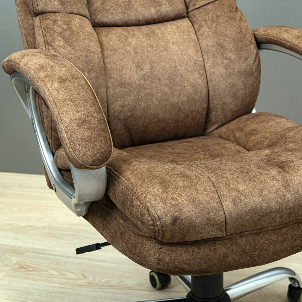 Крісло Манхеттен Ю Хром П2 М-1 Сальвія 15 (Прогумовані Колеса) (9)