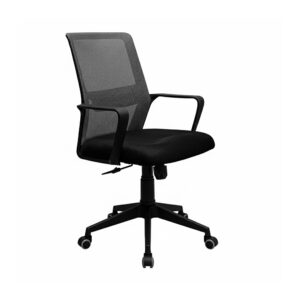Крісло Фрайдей – комплектація Пластик – механізм М-1 (Tilt) – оббивка Сітка чорна + сіра від фабрики Річмен