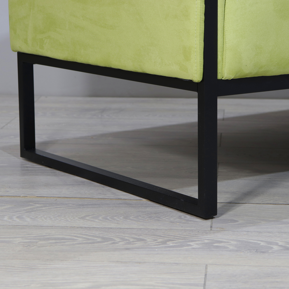 Диван Аміго Подвійний Каркас Чорний Бонд Пістачо 11 (11)