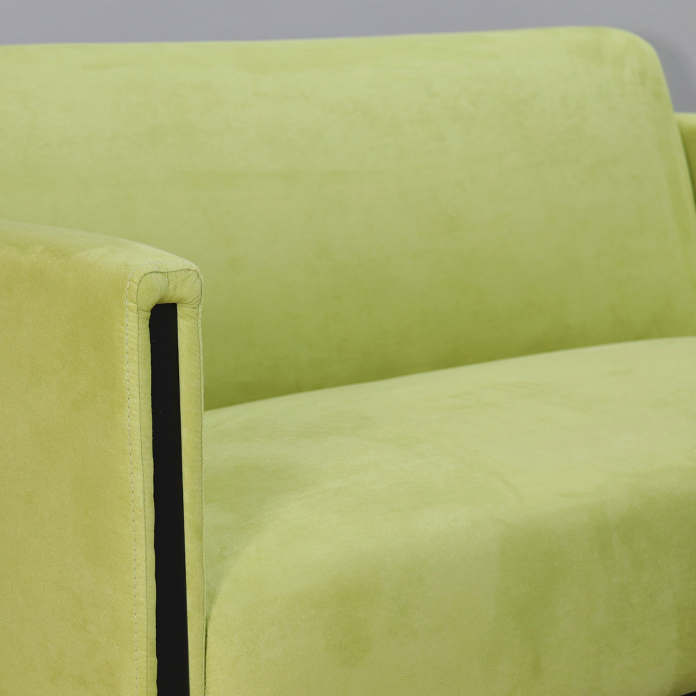 Диван Аміго Подвійний Каркас Чорний Бонд Пістачо 11 (13)