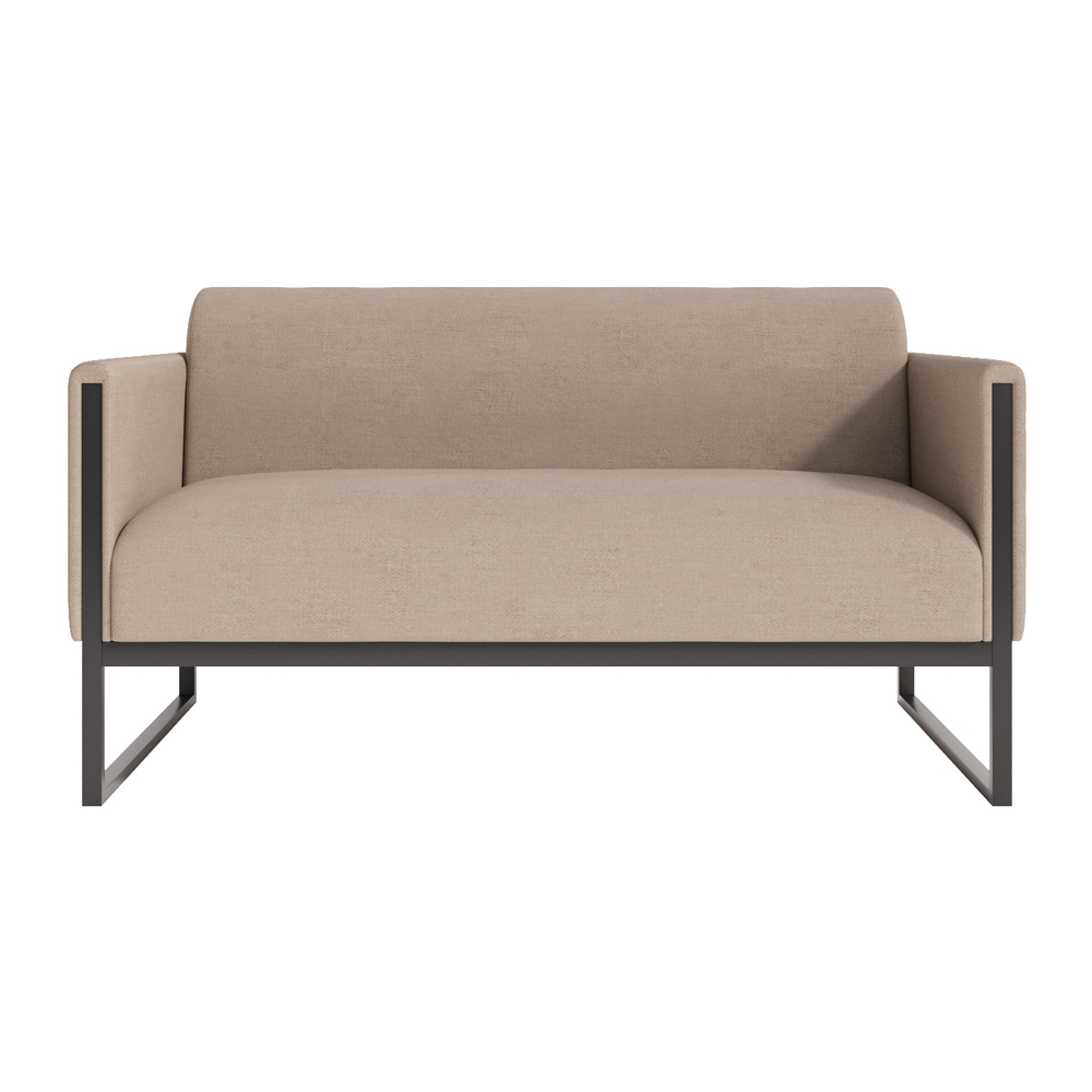 Диван Аміго Подвійний Каркас Чорний Місті Мокко (1)