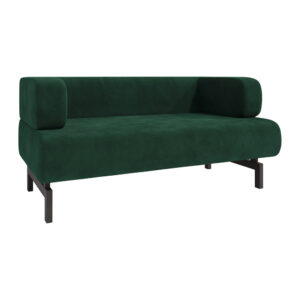 Диван Джанни комплектация Двойной обивка Аллюр Премиум Дарк Грин от фабрики Richman