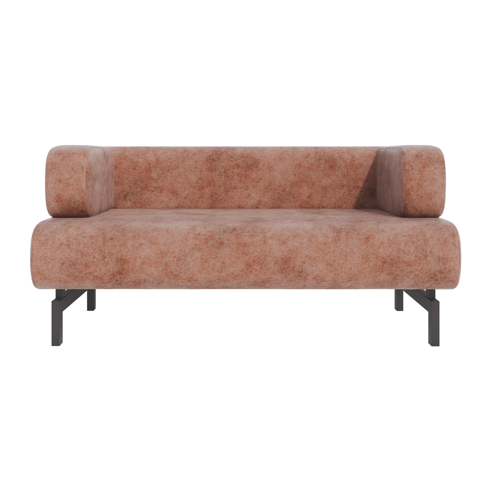 Диван Джанні Подвійний Каркас Чорний Кемел 29 Пінк (2)