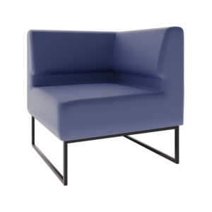 Диван Лаунж Комплектация Угловой Каркас Черный Обивка Палаззо Блу от фабрики Richman