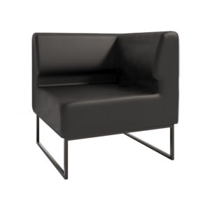 Диван Лаунж комплектация Угловой обивка Рокки 100 каркас Черный от фабрики Richman