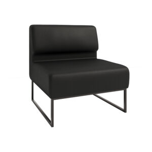 Диван Лаунж Комплектация Одинарный Со Спинкой Каркас Черный Обивка Палаззо Блек от фабрики Richman