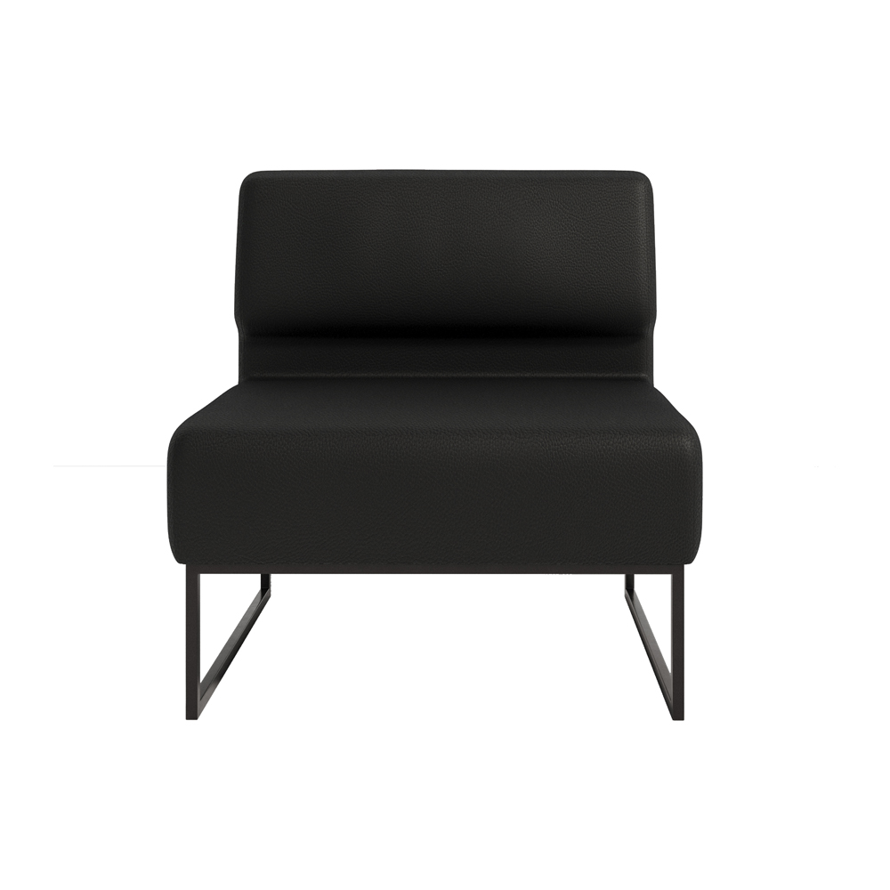 Диван Лаунж Одинарний Зі Спинкою Каркас Чорний Палаззо Блек (2)
