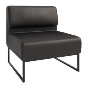 Диван Лаунж Комплектация Одинарный Со Спинкой Каркас Черный Обивка Рокки 100 от фабрики Richman