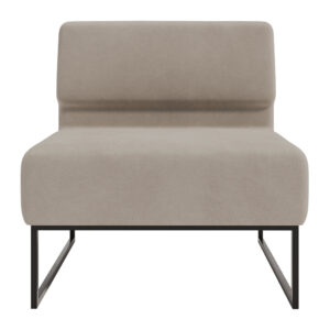 Диван Лаунж Комплектация Одинарный Cо Cпинкой Каркас Черный Обивка Симпл 04 фото