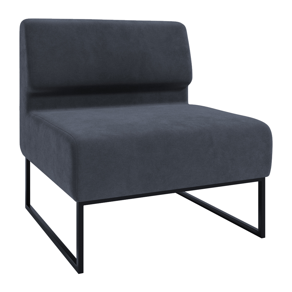 Диван Лаунж Одинарний Зі Спинкою Каркас Чорний Сімпл 54 (1) Диван Лаунж Одинарний Зі Спинкою Каркас Чорний Сімпл 54 (1)