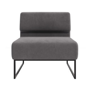 Диван Лаунж комплектация Одинарный со спинкой обивка Симпл 54 фото