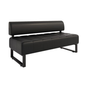 Диван Офіс комплектація Подвійний зі спинкою на металокаркасі оббивка Роккі 100 від фабрики Річмен