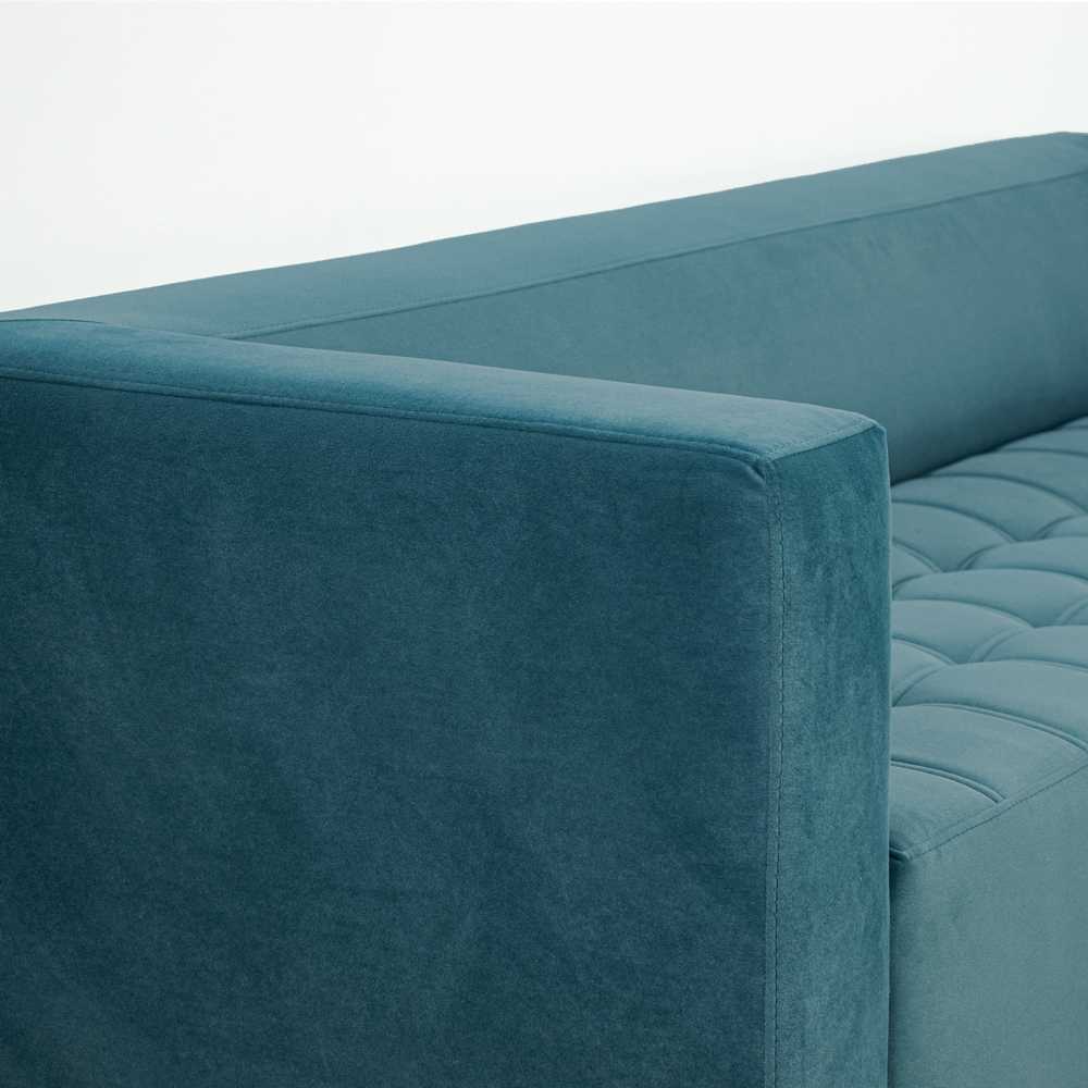 Диван Спейс 2,1 Ніжки Венге Делано 724 Аквамарін (10)