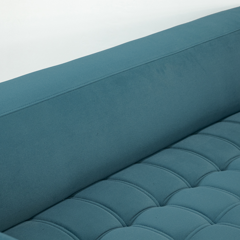 Диван Спейс 2,1 Ніжки Венге Делано 724 Аквамарін (15)