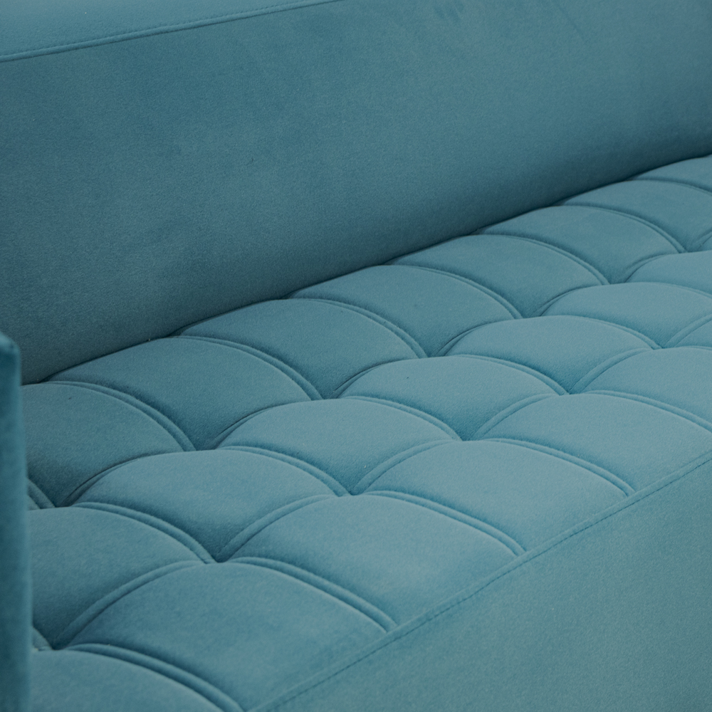 Диван Спейс 2,1 Ніжки Венге Делано 724 Аквамарін (16)