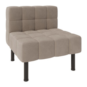 Диван Тетріс Одинарний Зі Спинкою Ніжки Чорні Сімпл 04