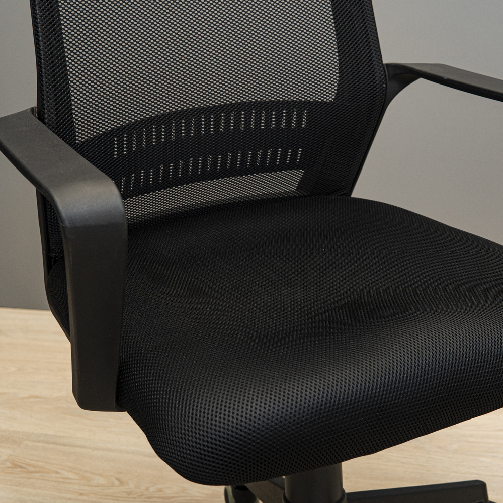 Крісло Фрайдей Пластик М-1 Сітка Чорна (9)