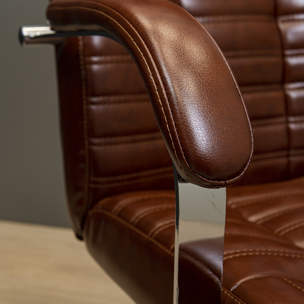 Крісло Прованс Хром П2 М-3 Родео 05 (Прогумовані Колеса (13)