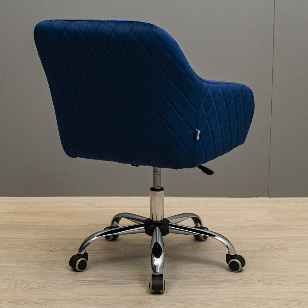 Стілець Ліберті Ю Ролл Хром Малколм 31 (Прогумовані Колеса) (7)