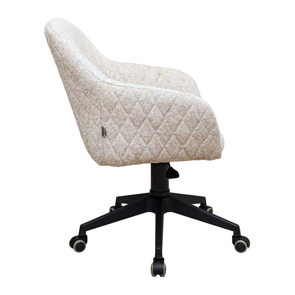 Стілець Ліберті Ю Ролл Пластик Руно 02 (Прогумовані Колеса) (6)