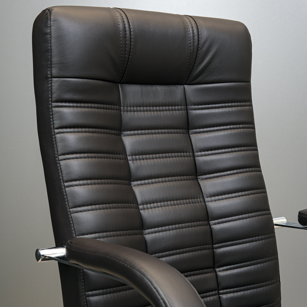 Крісло Атлант Хром П1 М-1 Роккі 18 (Прогумовані Колеса) (8)