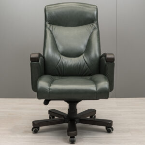 Крісло Бос Комплектація Віп Горіх Механізм M-3 (Multiblock) Оббивка Мадрас 94 фото