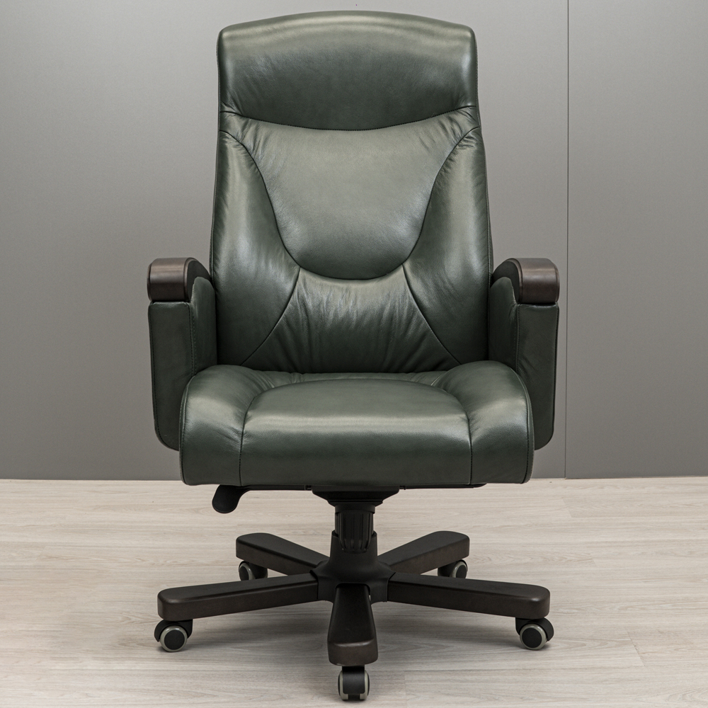 Крісло Бос Віп Горіх М-3 Мадрас 94 (Прогумовані Колеса) (1) (1)