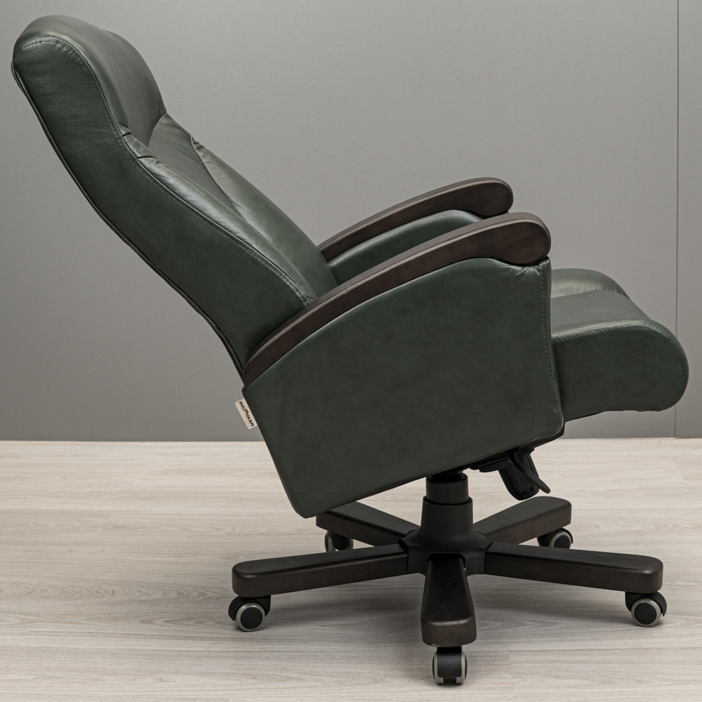 Крісло Бос Віп Горіх М-3 Мадрас 94 (Прогумовані Колеса) (5) (1)