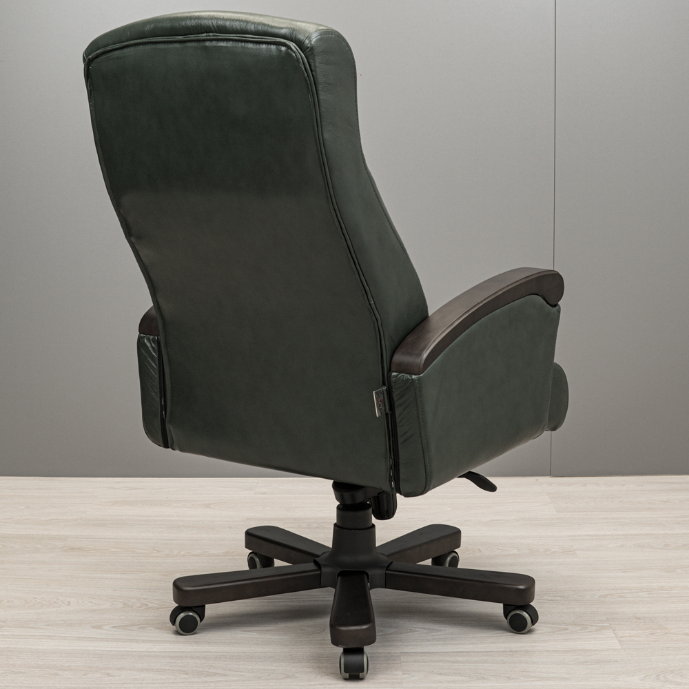 Крісло Бос Віп Горіх М-3 Мадрас 94 (Прогумовані Колеса) (6) (1)