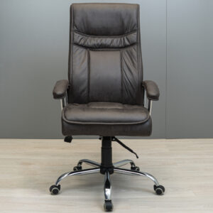 Кресло Бургас Ю Комплектация Хром П3 Механизм M-2 (Anyfix) Обивка Амели Чоко фото