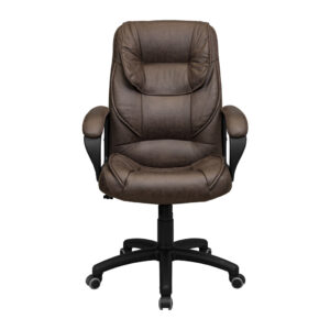 Крісло Фоксі Комплектація Пластик Річ Механізм M-1 (Tilt) Оббивка Амелі Браун фото