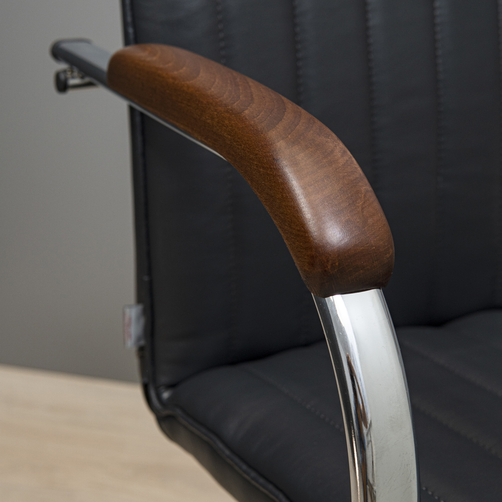 Крісло Твіст Рол Хром М-1 Роккі 100 (Прогумовані Колеса) (11)