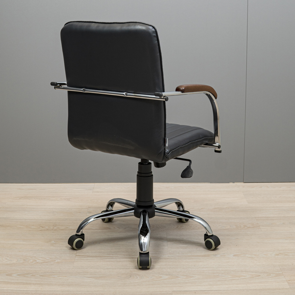 Крісло Твіст Рол Хром М-1 Роккі 100 (Прогумовані Колеса) (7)