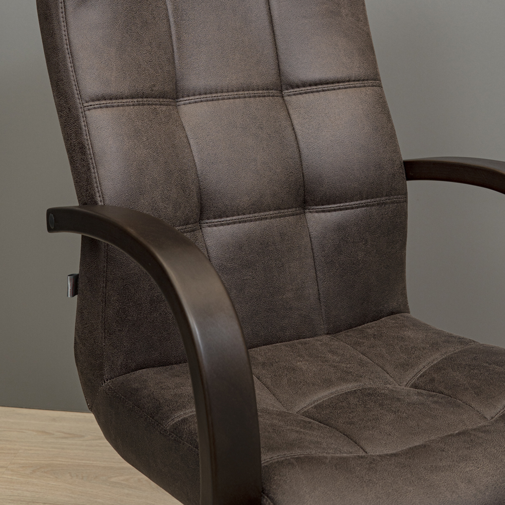 Крісло Вірджинія Вуд Горіх М-2 Амелі Чоко (Прогумовані Колеса) (10)