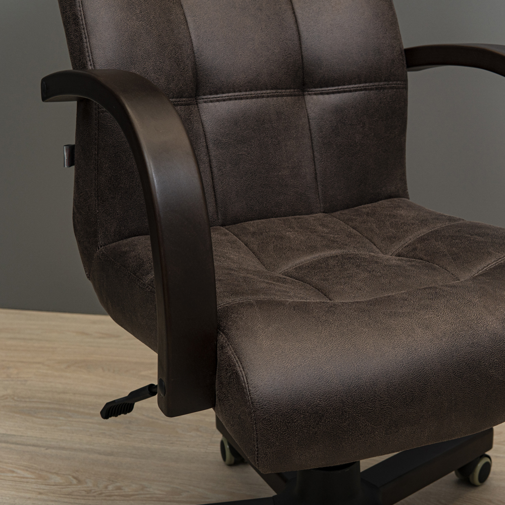 Крісло Вірджинія Вуд Горіх М-2 Амелі Чоко (Прогумовані Колеса) (11)