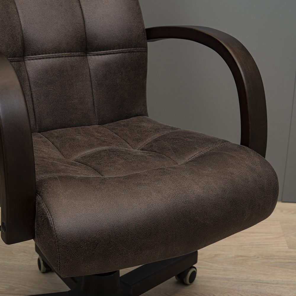 Крісло Вірджинія Вуд Горіх М-2 Амелі Чоко (Прогумовані Колеса) (12)