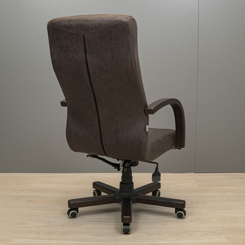 Крісло Вірджинія Вуд Горіх М-2 Амелі Чоко (Прогумовані Колеса) (7)