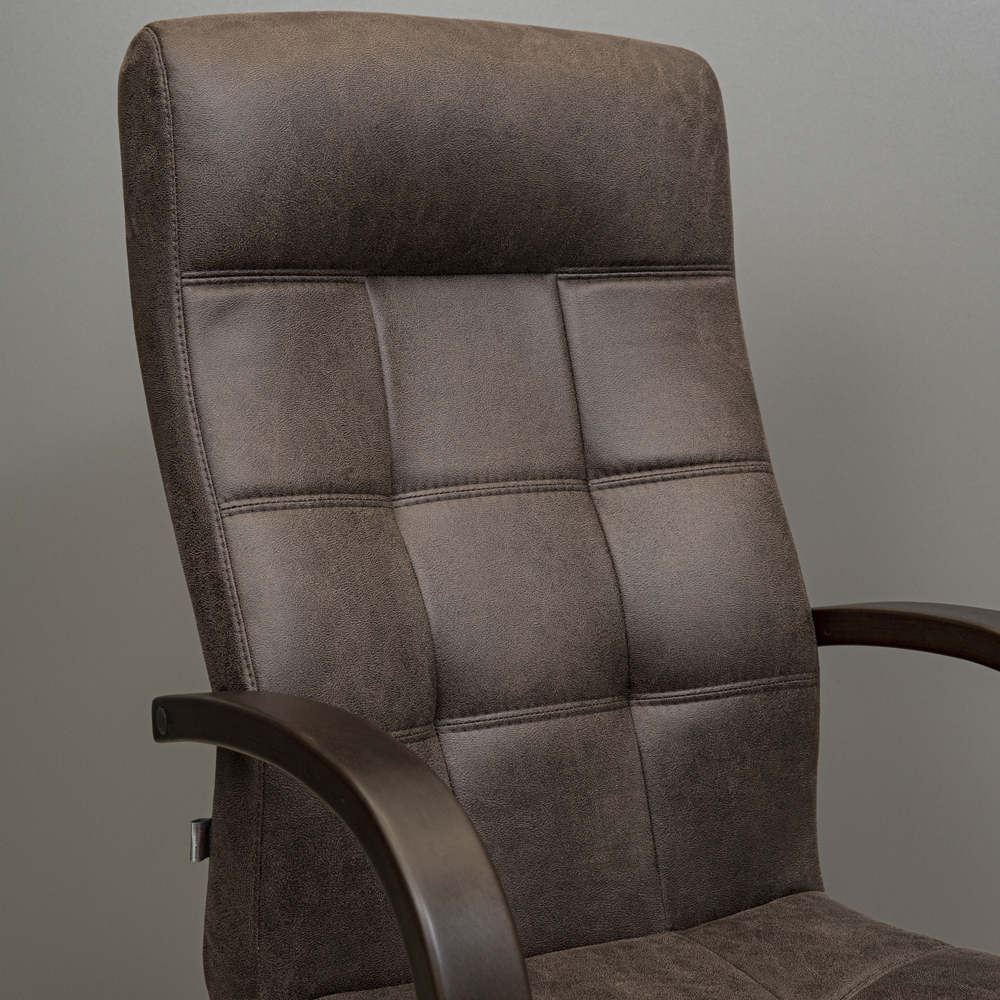 Крісло Вірджинія Вуд Горіх М-2 Амелі Чоко (Прогумовані Колеса) (9)