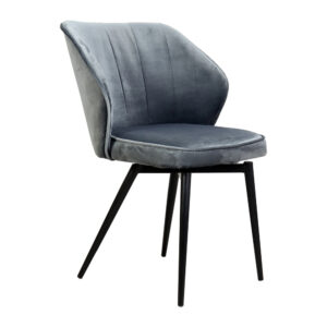 Стілець Томмі Комплектація Поворотний 180 Ніжки Чорні Оббивка Жасмін 95 від фабрики Річмен